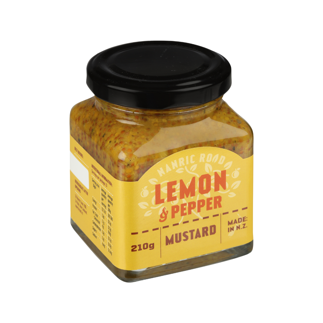 Nanric Road Lemon and Pepper Mustard